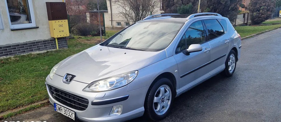 sobótka Peugeot 407 cena 10900 przebieg: 320000, rok produkcji 2006 z Sobótka